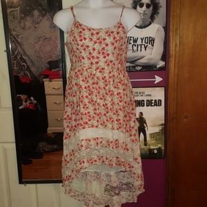 High Low Floral Dress